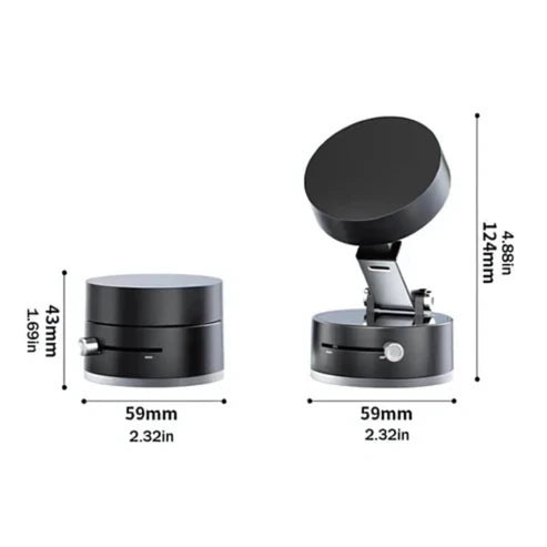 MagnoMount | Magnetische Handyhalterung mit 360° Rotation und starkem Halt