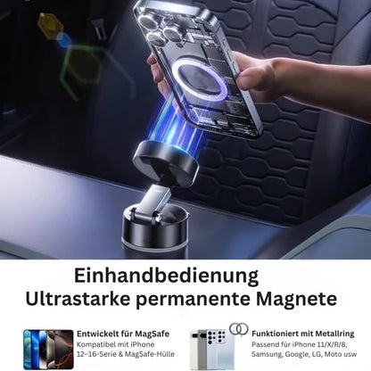 MagnoMount | Magnetische Handyhalterung mit 360° Rotation und starkem Halt