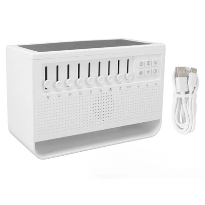 Aromatherapie Diffuser | Witte Ruis Vlam Olie Diffuser