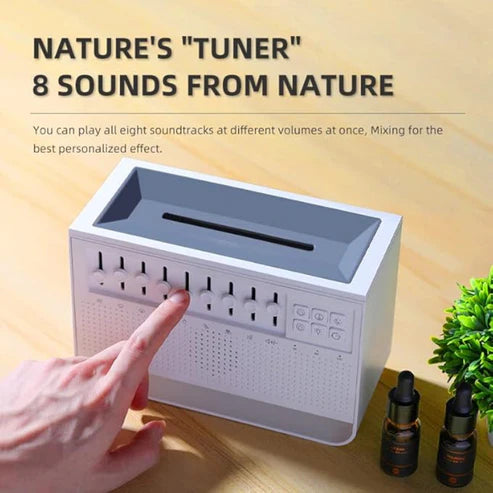 Aromatherapie Diffuser | Witte Ruis Vlam Olie Diffuser