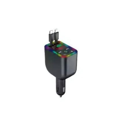 DriveTune Pro | FM-Transmitter für Auto & kabelloses MP3-Carkit mit LED-Beleuchtung in 7 Farben