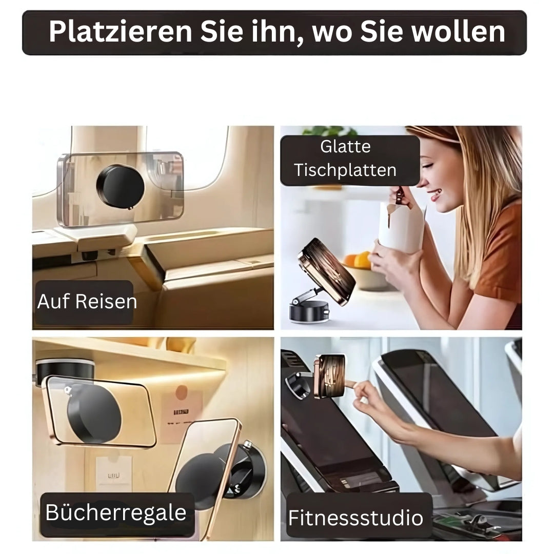 MagnoMount | Magnetische Handyhalterung mit 360° Rotation und starkem Halt